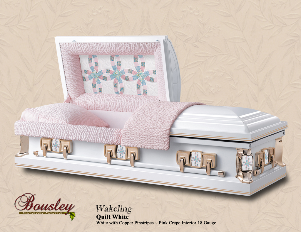 Wakeling Quilt White Pinstripes